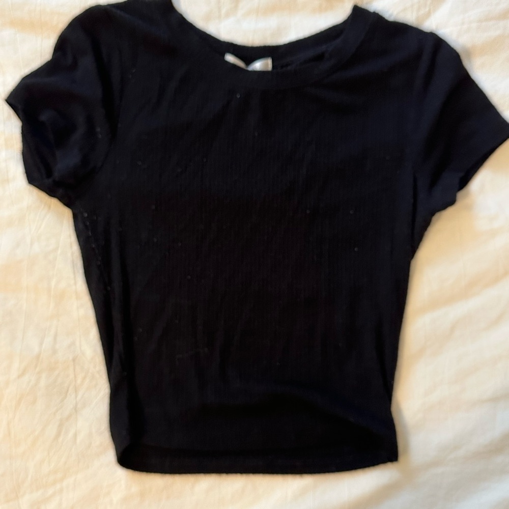 Black Crop Top